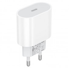 Адаптер сетевой BOROFONE Original single port PD charger BA100A |1Type-C, 20W, PD/QC|