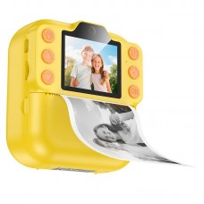 Детская цифровая фото-видео камера HOCO Dual camera children printing camera DV211 желтая Детская цифровая фото-видео камера HOCO Dual camera children printing camera DV211 желтая