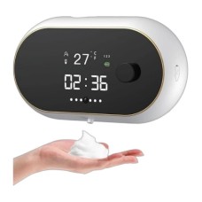 Автоматический настенный диспенсер с часами NNMYX-W2 белый