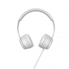 Навушники HOCO W21 Graceful charm wire control headphones сірий