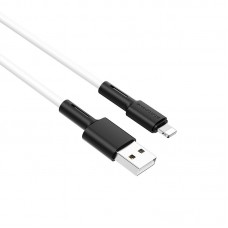 Кабель BOROFONE BX31 USB to iP 2. 4A, 1m, silicone, TPE connectors, білий