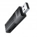 USB-хаб HOCO HB20 Mindful 2-in-1card reader(USB2. 0) чорний