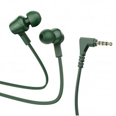 Навушники HOCO M86 Oceanic universal earphones with mic армійський зелений