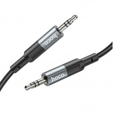 Аудіокабель HOCO UPA23 aux (male) — aux (male).audio cable 1 метр сірий