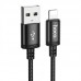Кабель HOCO X91 Radiance charging data cable for iP(L=3M) чорний
