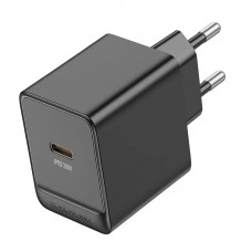 Мережевий зарядний пристрій BOROFONE BAS13A Erudite single port PD20W charger(EU) чорний
