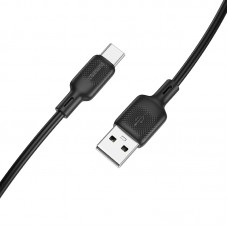 Кабель BOROFONE BX113 Lenny silicone charging data cable Type-C(L=1M) чорний