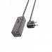 Мережевий подовжувач HOCO AC10A Barry PD65W GaN (2C2A with 1 socket) desktop charger чорний