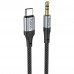 Аудiокабель HOCO UPA26 Fresh digital audio conversion cable Type-C чорний