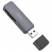 Кардрідер HOCO HB45 Spirit 2-in-1 USB 2. 0 card reader сірий