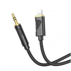 Аудiокабель HOCO UPA30 Friend digital audio conversion cable iP чорний