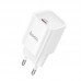 Мережевий зарядний пристрій HOCO C148A Charm single port PD30W charger (EU) білий