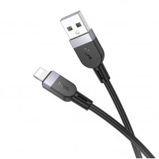 Кабель HOCO X109 Energy silicone charging data cable iP (L=1M) чорний