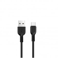 Кабель HOCO X20 USB to Type-C 3A, 2m, PVC, TPE connectors, чорний