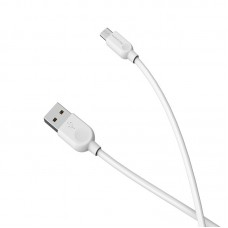 Кабель BOROFONE BX14 USB to Micro 2. 4A, 1m, PVC, TPE connectors, білий