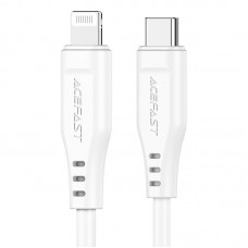 Кабель ACEFAST C3-01 Type-C to iP 3A, 30W, TPE, TPE connectors, білий