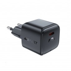 Мережевий зарядний пристрій ACEFAST A77 mini PD30W GaN USB-C charger чорний