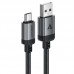 Кабель ACEFAST C20-04 USB-A to USB-C aluminum alloy charging data cable чорний