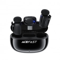 Бездротова мікрофонна система ACEFAST R2 wireless lavalier microphones чорний