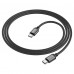 Кабель BOROFONE BX87 Sharp 60W charging data cable for Type-C to Type-C чорний