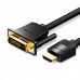 Кабель Vention HDMI to DVI Cable 3M чорний (ABFBI)
