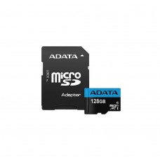 Карта пам'яті microSDXC (UHS-1) A-DATA Premier 128Gb Class 10 А1 (R-100Mb/s)  (adapter SD)