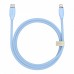 Кабель Baseus Jelly Liquid Silica Gel Fast Charging Data Cable Type-C to iP 20W 2m блакитний