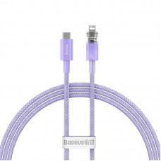 Кабель Baseus Explorer Series Fast Charging Cable with Smart Temperature Control Type-C to iP 20W 1m Purple
