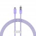 Кабель Baseus Explorer Series Fast Charging Cable with Smart Temperature Control Type-C to iP 20W 1m Purple