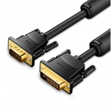 Кабель Vention DVI(24+5) to VGA Cable 3M чорний (EACBI)