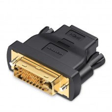 Адаптер Vention DVI(24+1) Male to HDMI Female Adapter чорний (ECDB0)