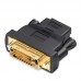 Адаптер Vention DVI(24+1) Male to HDMI Female Adapter чорний (ECDB0)