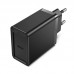 Мережевий зарядний пристрій Vention 1-port USB-C Wall Charger(20W) EU-Plug чорний (FADB0-EU)
