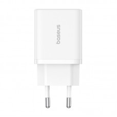 Мережевий зарядний пристрій Baseus Cube Fast Charger C+U 30W EU Moon білий