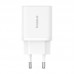 Мережевий зарядний пристрій Baseus Cube Fast Charger C+U 30W EU Moon білий