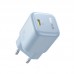 Мережевий зарядний пристрій Baseus PicoGo GaN Fast Charger 1C 45W EU Galaxy блакитний