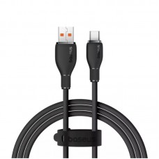 Кабель Baseus Pudding Series Fast Charging Cable USB to Type-C 100W 2m Cluster чорний