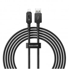 Кабель Baseus Unbreakable Series Fast Charging Data Cable USB to iP 2. 4A 2m Cluster чорний