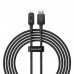 Кабель Baseus Unbreakable Series Fast Charging Data Cable USB to iP 2. 4A 2m Cluster чорний