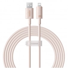 Кабель Baseus Habitat Series Fast Charging Cable USB to iP 2. 4A 2m Wheatpink