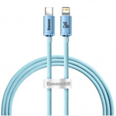 Кабель Baseus Gem Fast-Charging Data Cable USB-C to iP 20W 2m Galaxy блакитний