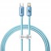 Кабель Baseus Gem Fast-Charging Data Cable USB-C to iP 20W 2m Galaxy блакитний