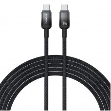 Кабель Baseus Discolor Series Fast Charging Cable USB-C to USB-C 100W 1m Cluster чорний