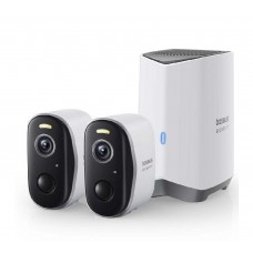 IP-камера відеоспостереження Baseus Security N1 Plus Outdoor Camera 2K 2-Cam Kit білий EU
