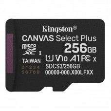 Карта пам'яті microSDXC (UHS-1) Kingston Canvas Select Plus Gen3 256Gb class 10 А1 (R-150MB/s)