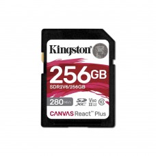 Карта пам'яті SDXC (UHS-II U3) Kingston Canvas React Plus 256Gb class 10 V60 (R280MB/s, W150MB/s)
