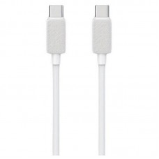 Кабель Usams US-SJ696 60W Striped Data Cable Type-C To Type-C-KY Series 2M білий