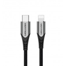 Кабель Vention USB 2. 0 C to Lightning Cable 1M сірий Aluminum Alloy Type (TACHF)