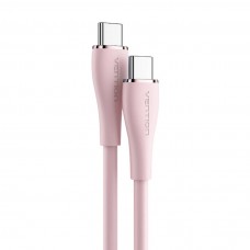 Кабель Vention USB 2. 0 C Male to C Male 5A Cable 1Mpink Silicone Type (TAWPF)