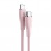 Кабель Vention USB 2. 0 C Male to C Male 5A Cable 1Mpink Silicone Type (TAWPF)